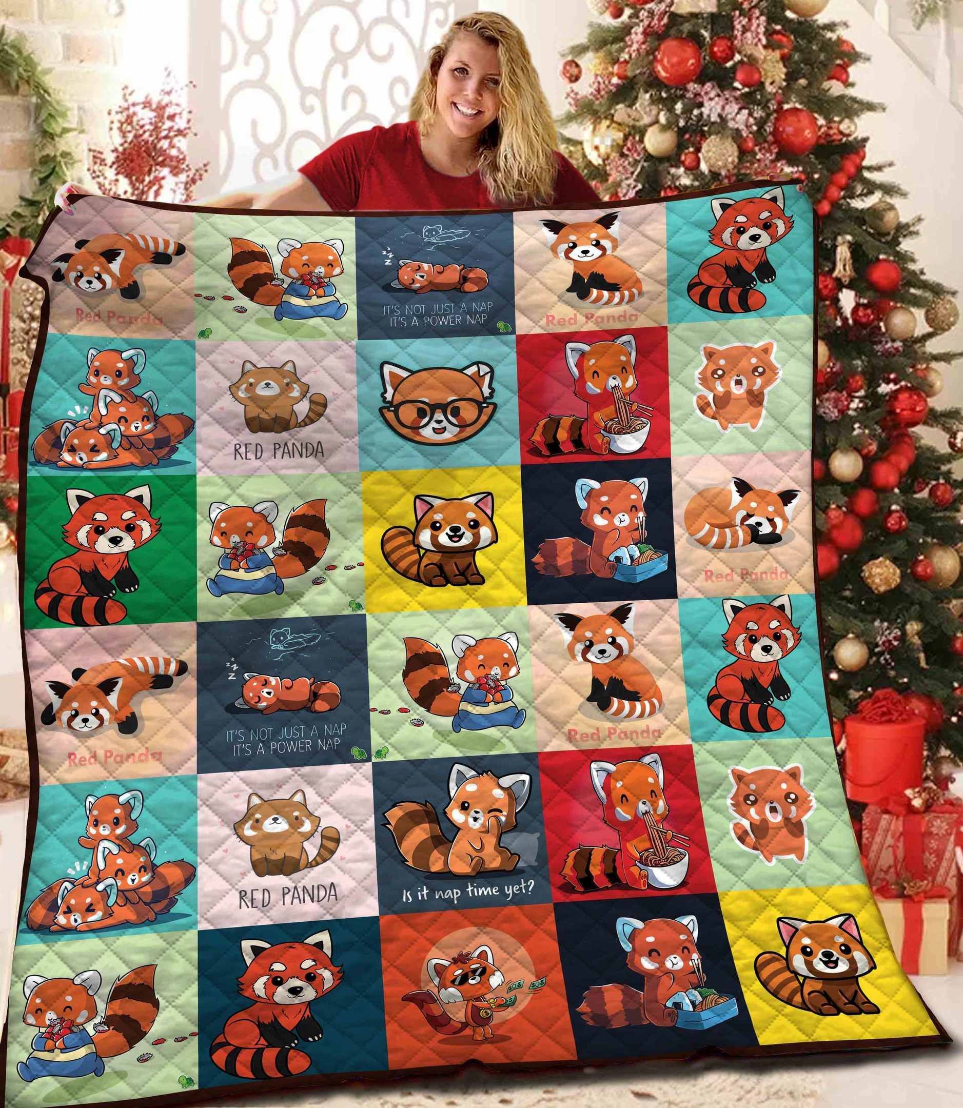 Red Panda GS-CL-DT0207 Quilt Blanket