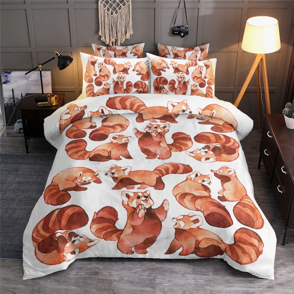 Red Panda Bedding Set