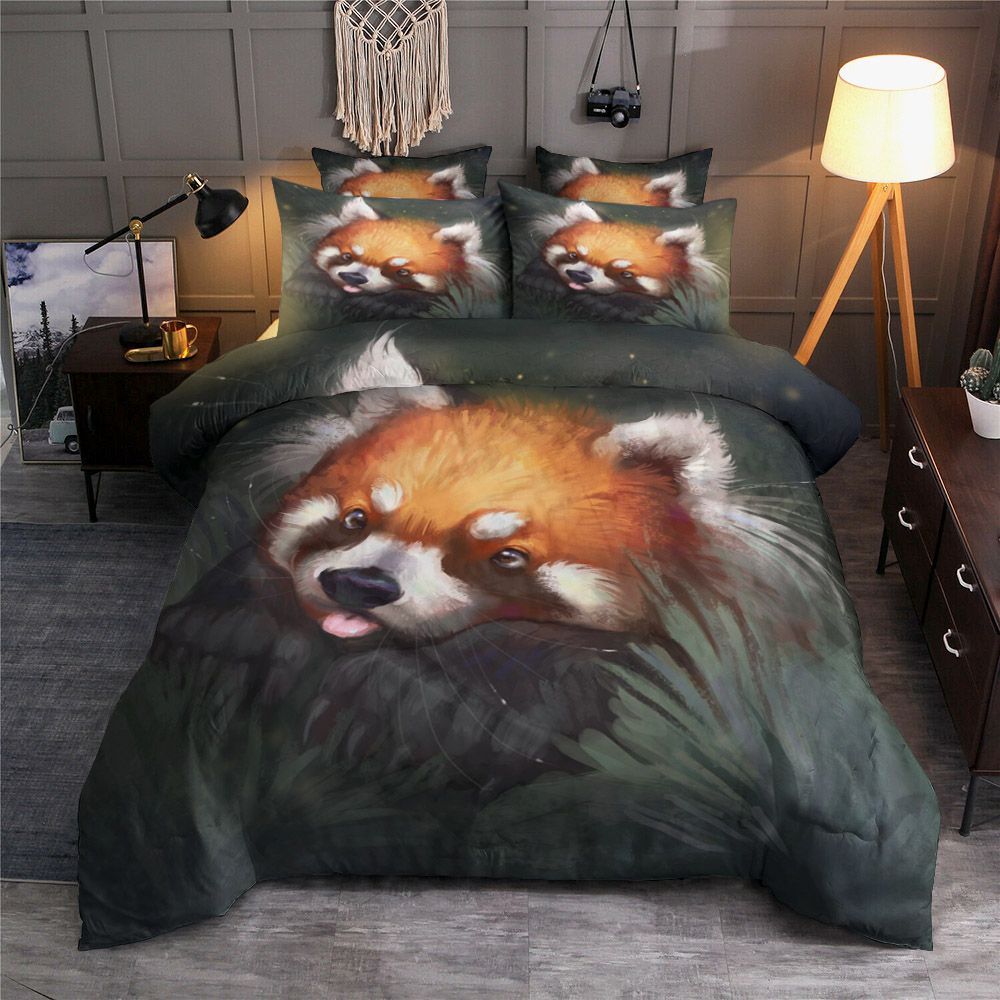 Red Panda Bedding Set