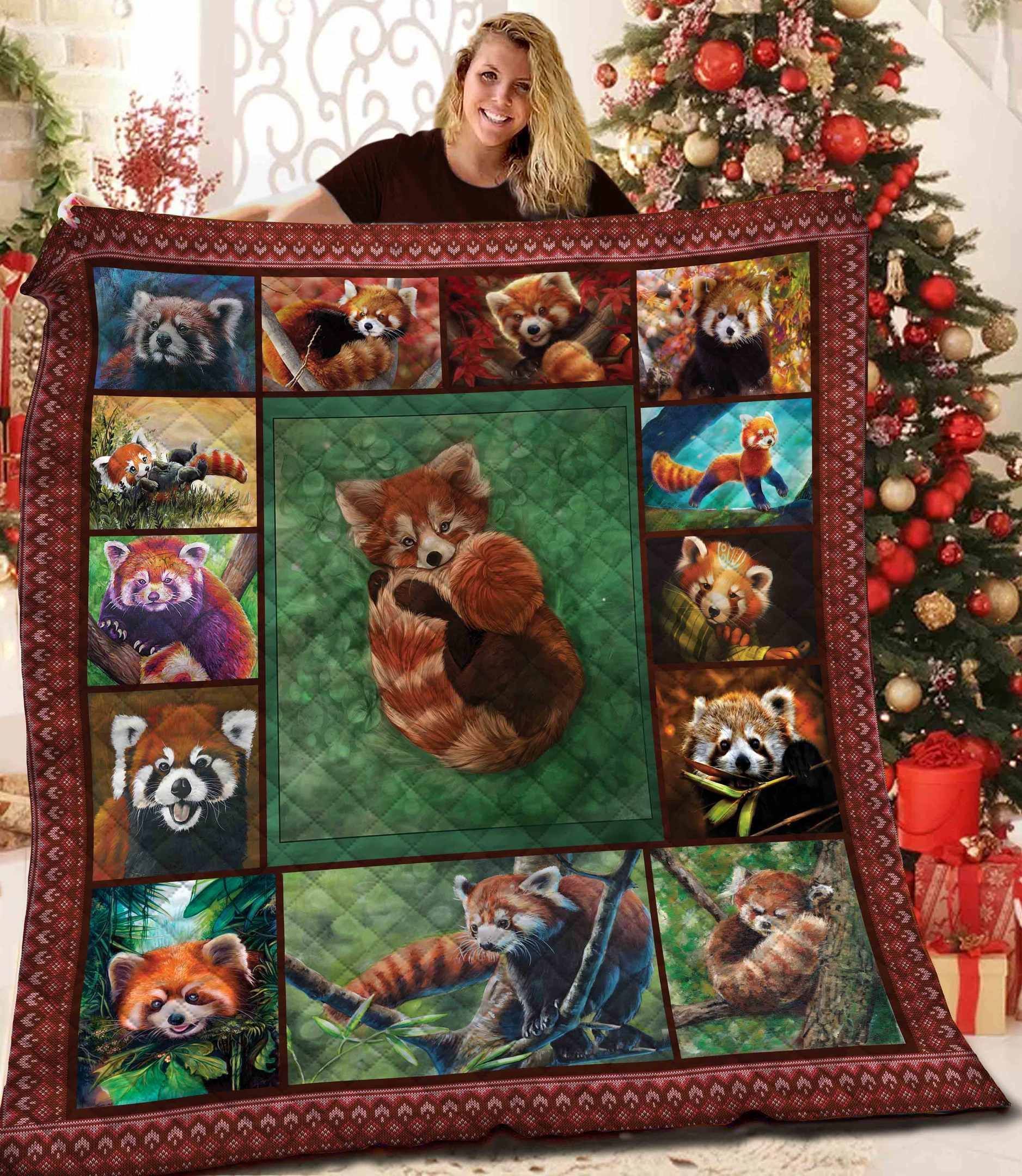 Red Panda Quilt Blanket BBB251008MH