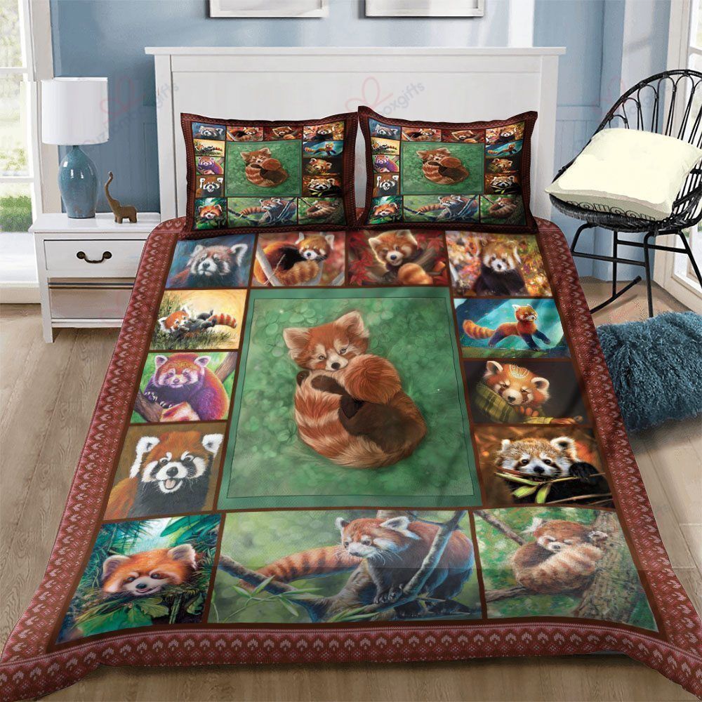 Red Panda Bedding Set