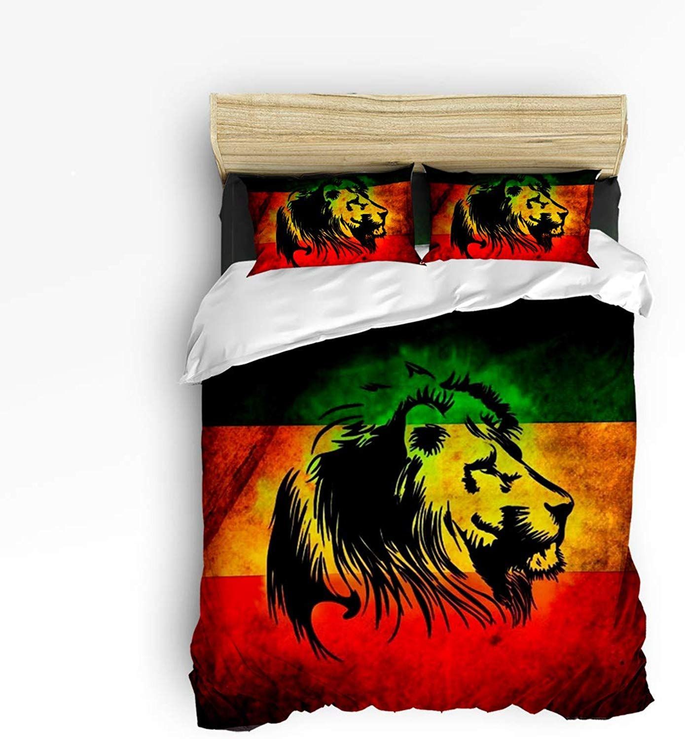 Reggae Lion Head Bedding Set