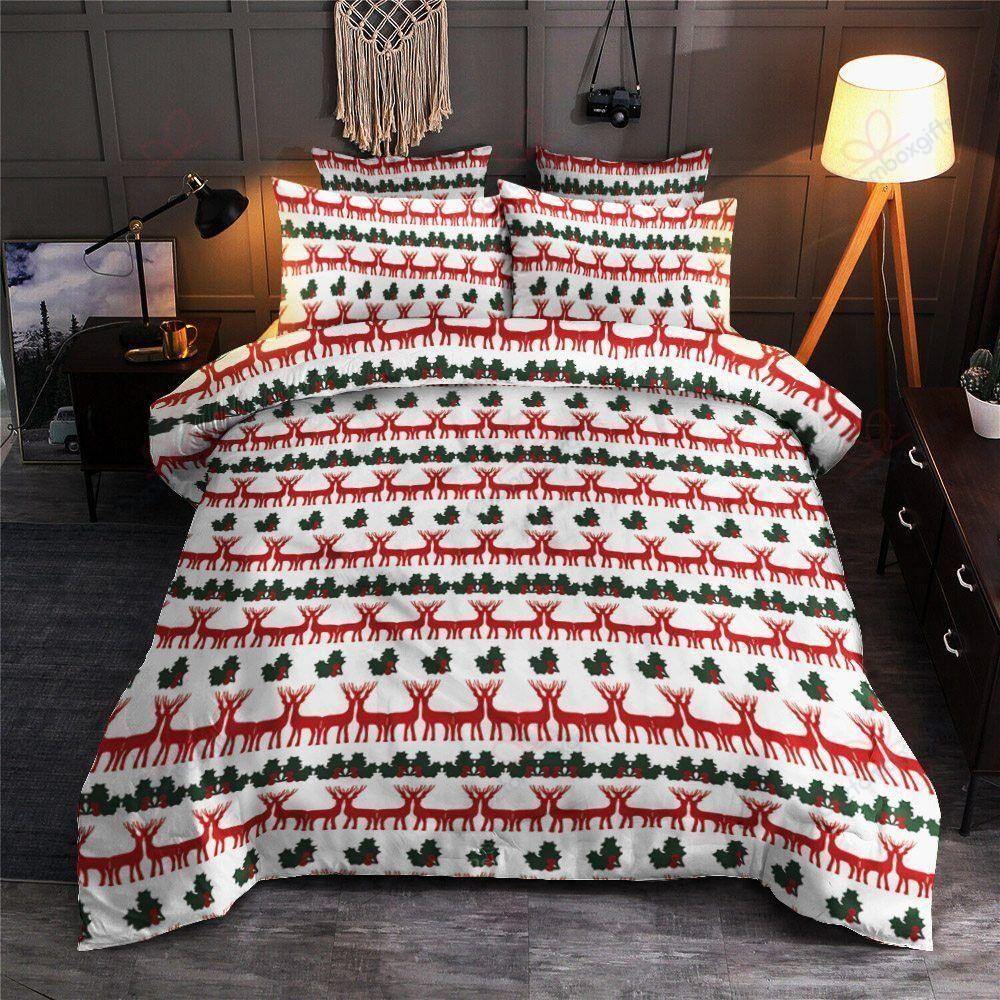 Reindeer Decorative Printed Bedding Set