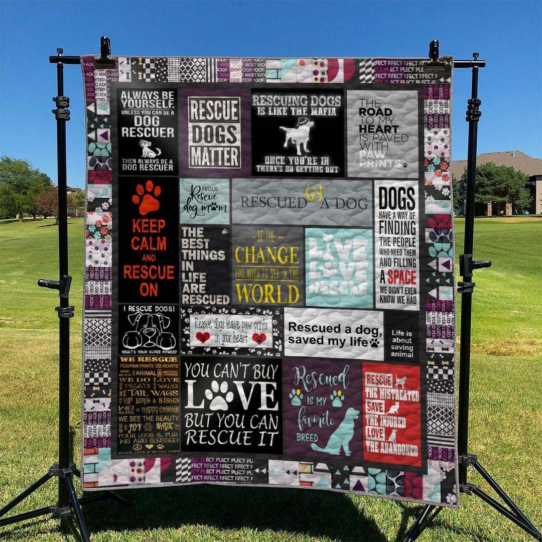 Rescuingdog TD2809771 Quilt Blanket