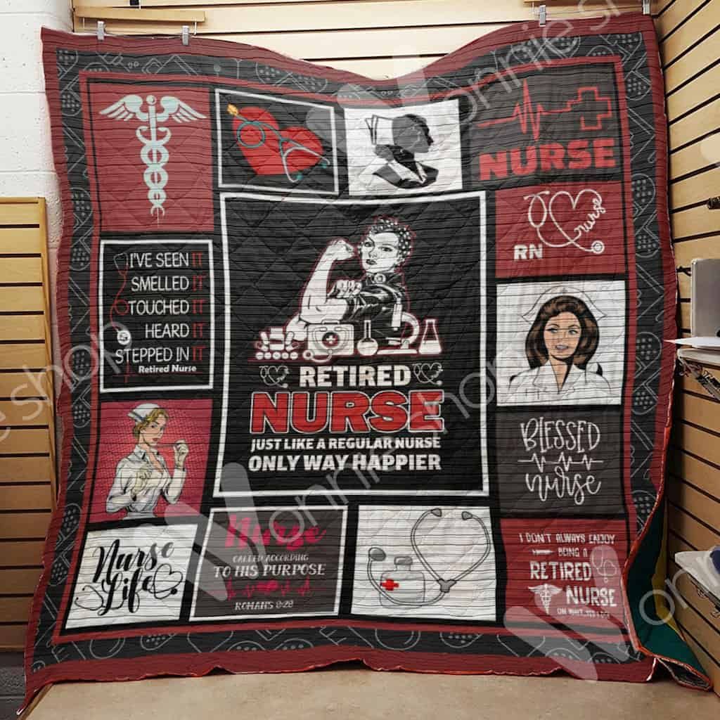 Retired Nurse Quilt Blanket DHC1102720TD