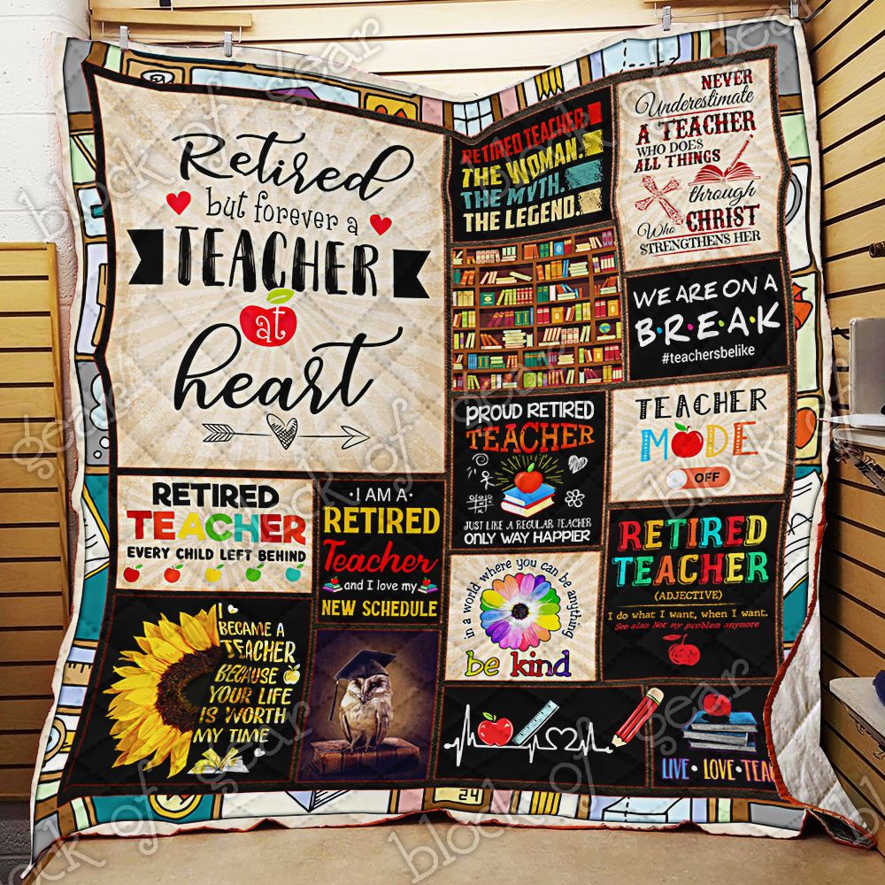 Retired Teacher Quilt Pn750 Dhc11124148Dd