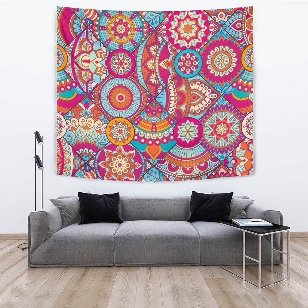 Retro Bohemian Mandala CL17100121MDT Tapestry