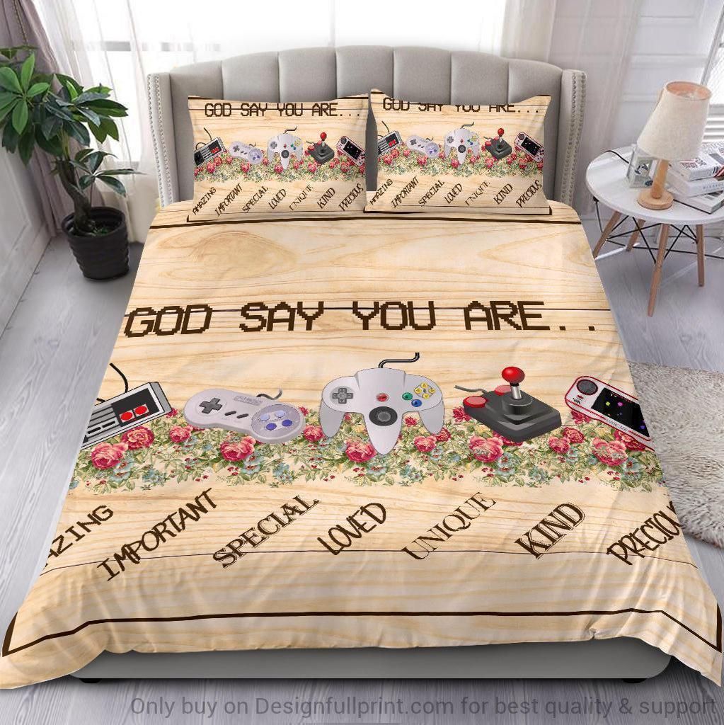 Retro Game God Say You Are Special Bedding Set