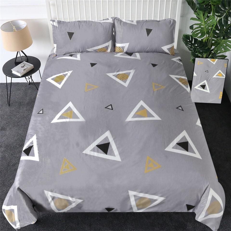 Reversible Geometric Triangles Bedding Set