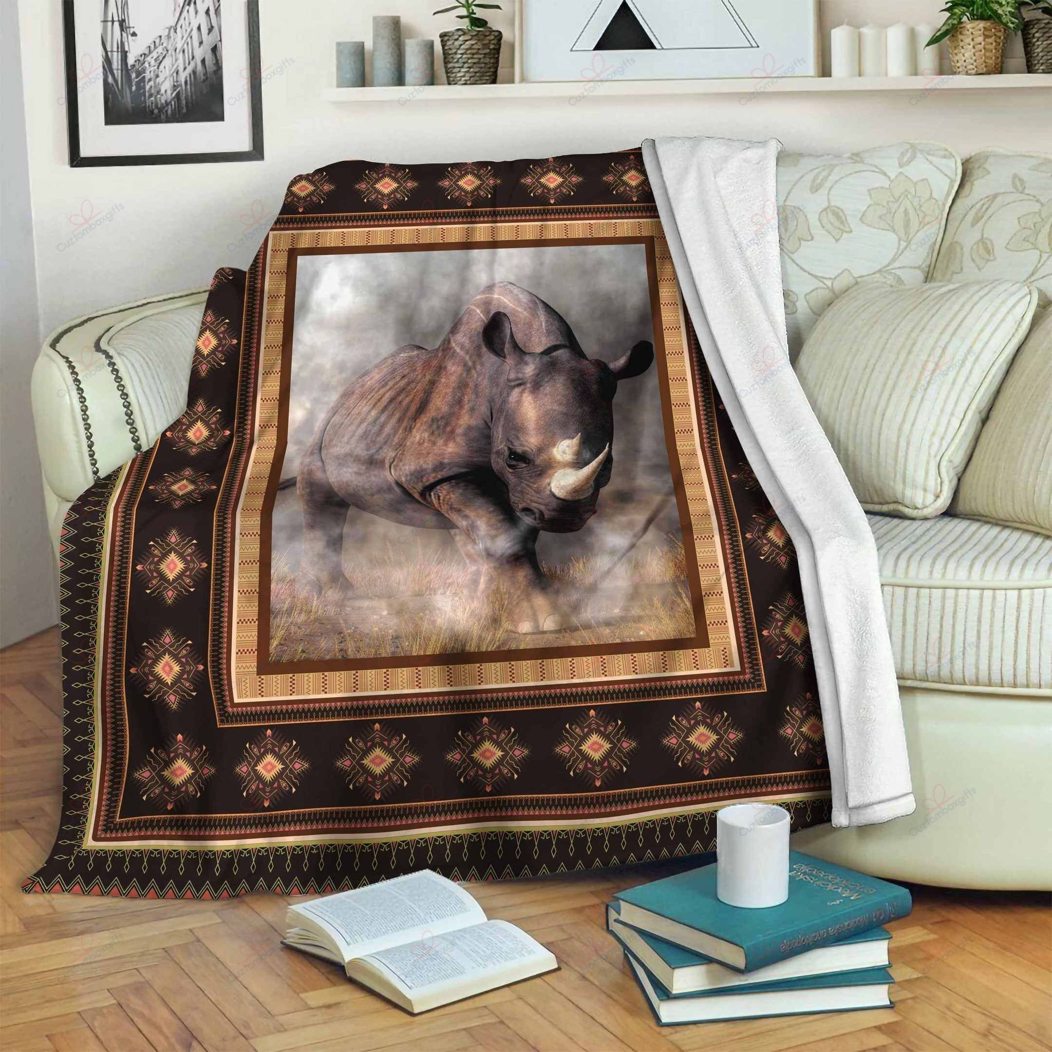 Rhino Fleece Blanket