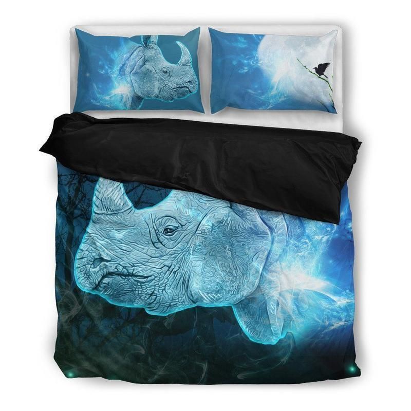 Rhino Wildlife Design Bedding Set