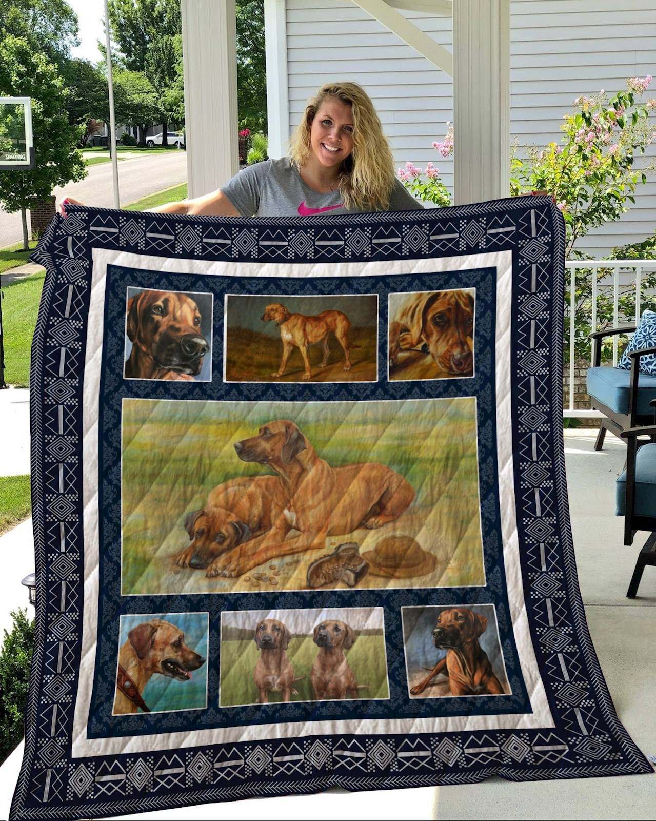Rhodesian Ridgeback Quilt Blanket DHC2911220VT
