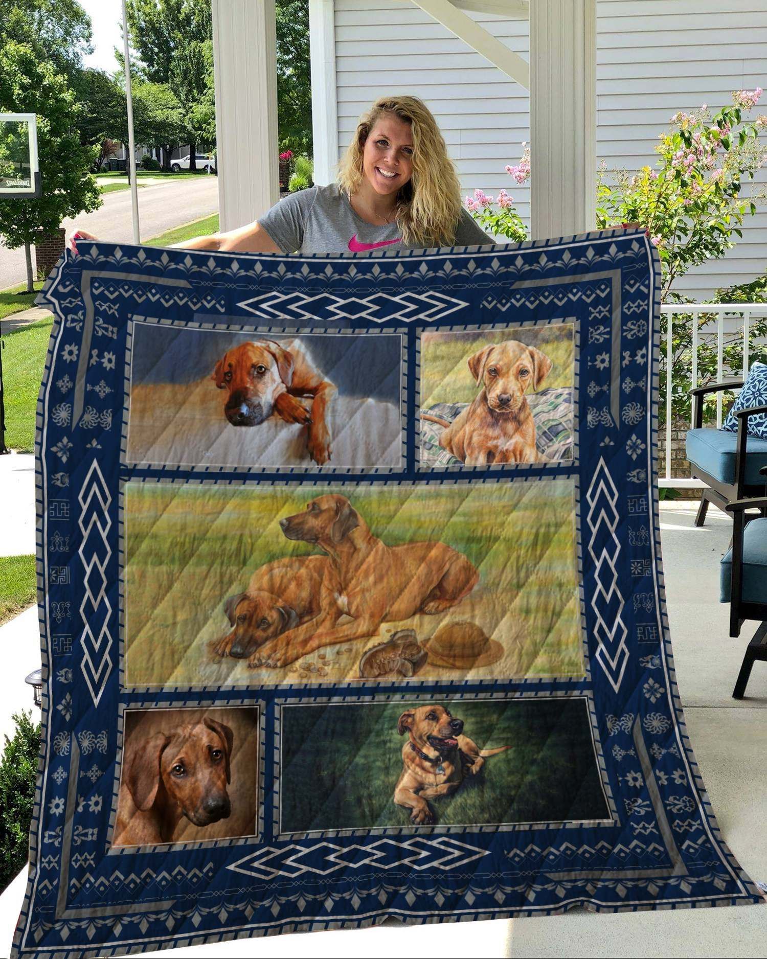 Rhodesian Ridgeback Quilt Blanket DHC2911294VT