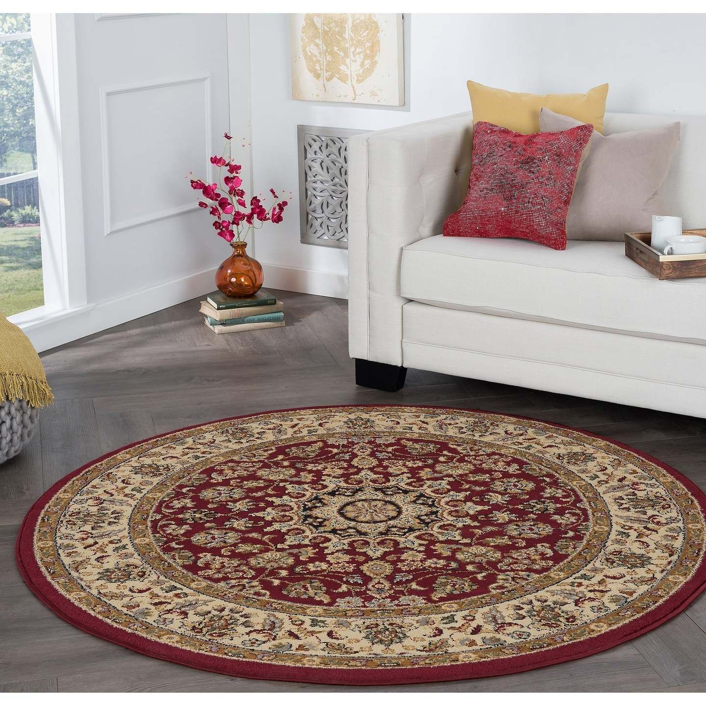 Rhyt Transitional Oriental Round Carpet