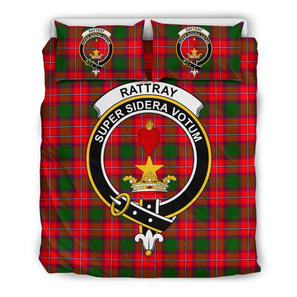 Riddell Roxburgh Clan Badge Tartan Bedding Set
