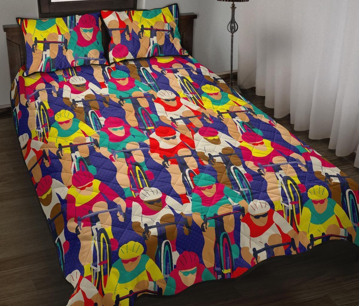 Ride Bicycle Cool Design Comfortable Bedding Set
