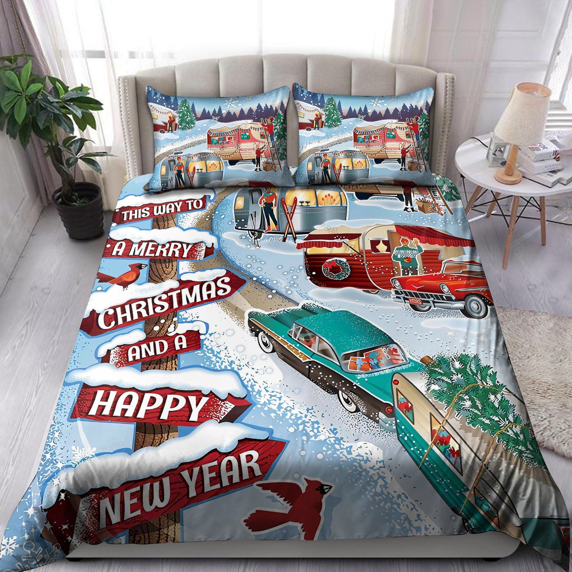 Right Way For Christmas Bedding Set