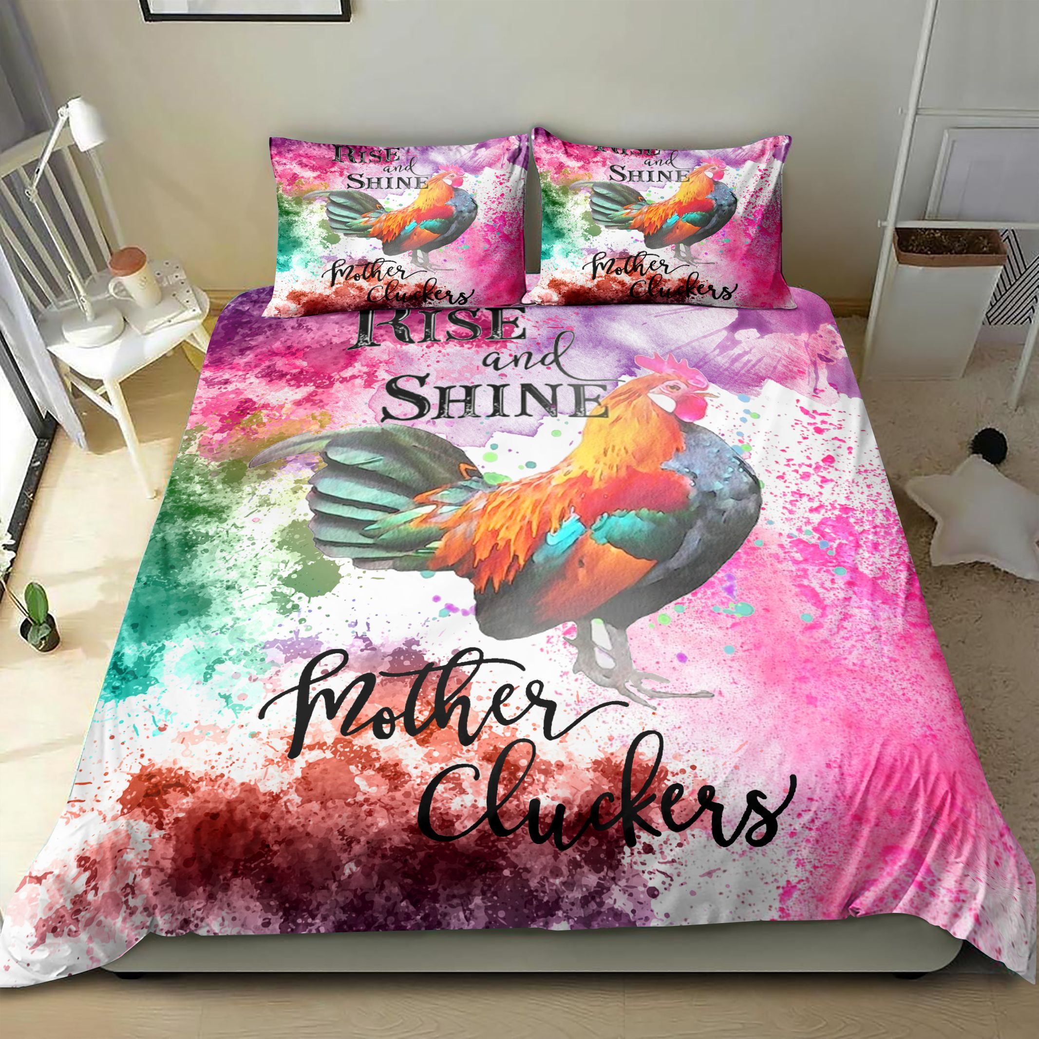 Rise & Shine Mother Cluckers Bedding Set