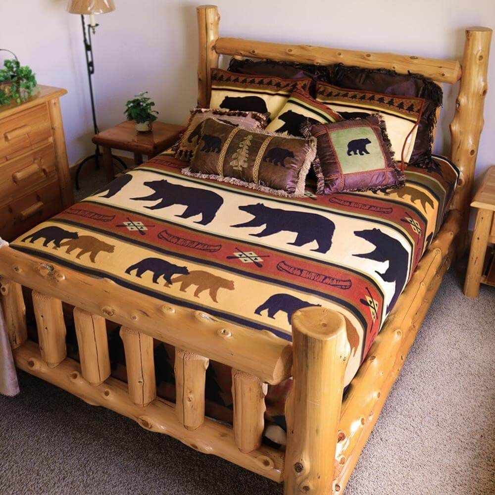 River Bear Plush Bedding Set