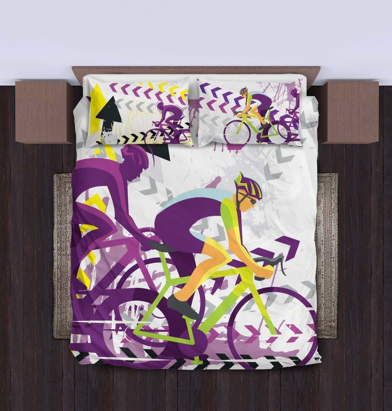 Road bike cycling bicycle Bedding Set