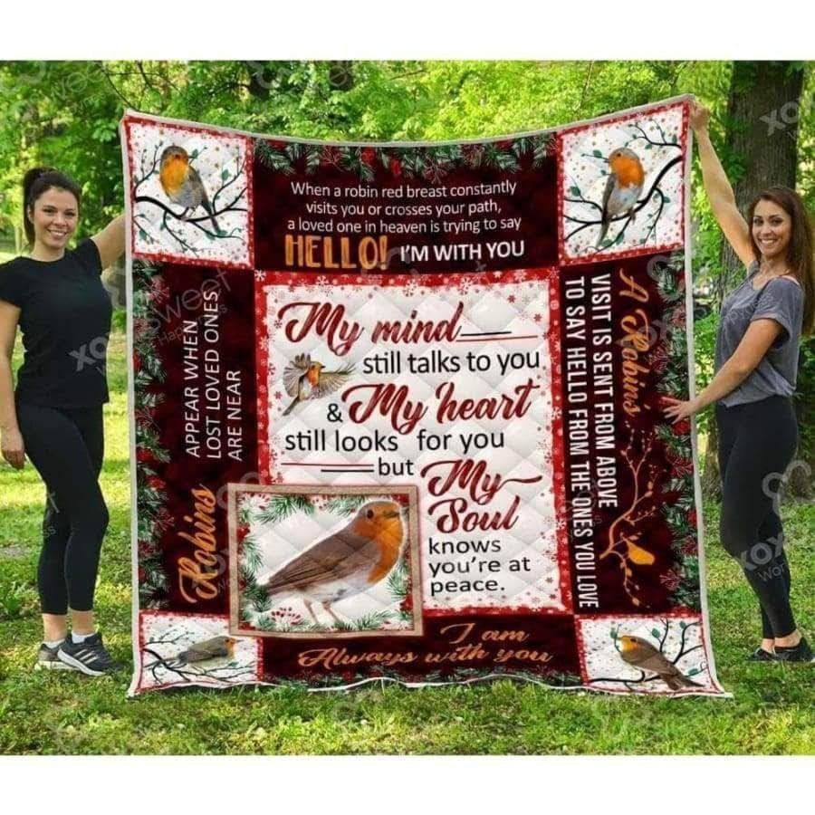 Robin Bird CL05100082MDQ Quilt Blanket