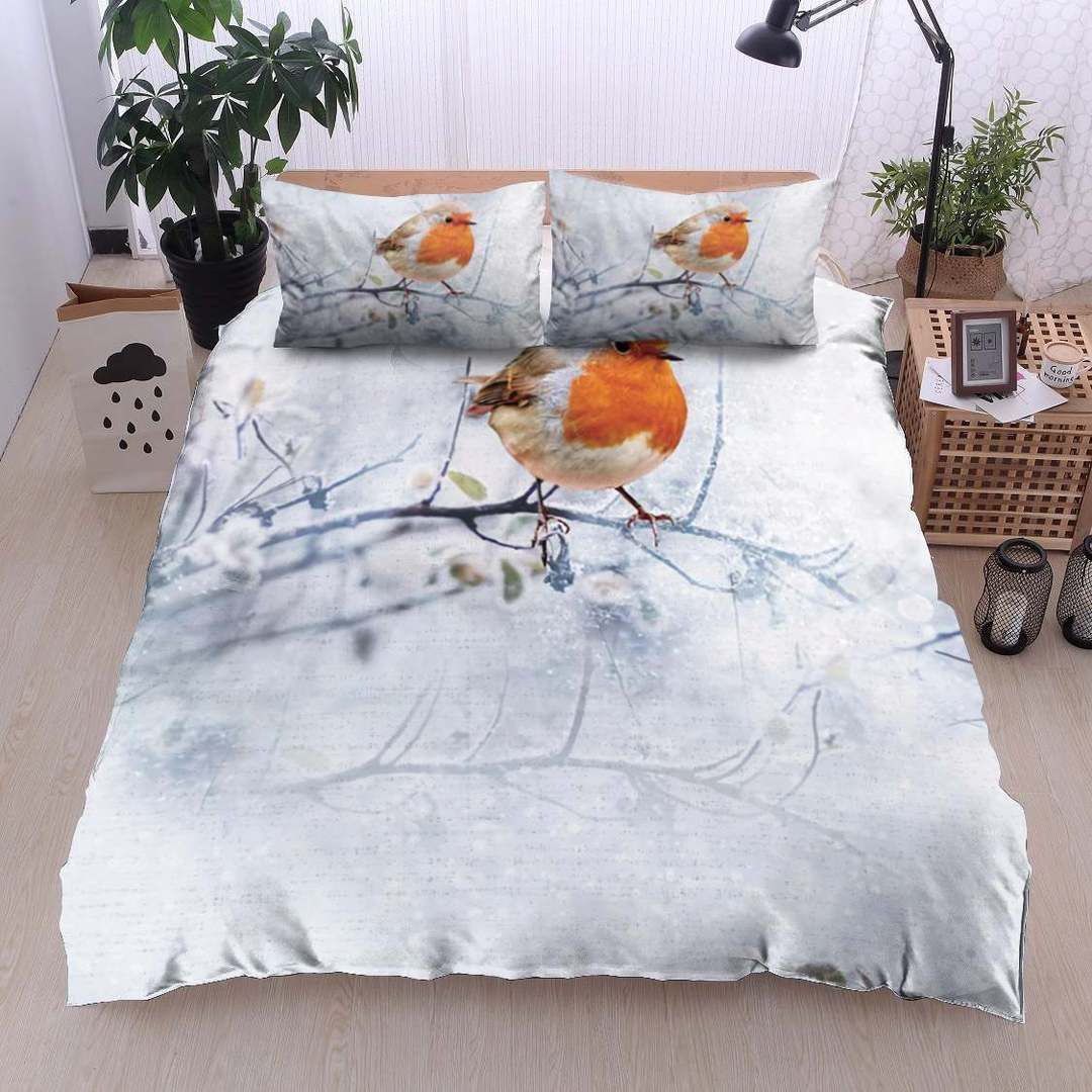 Robins Christmas Bedding Set