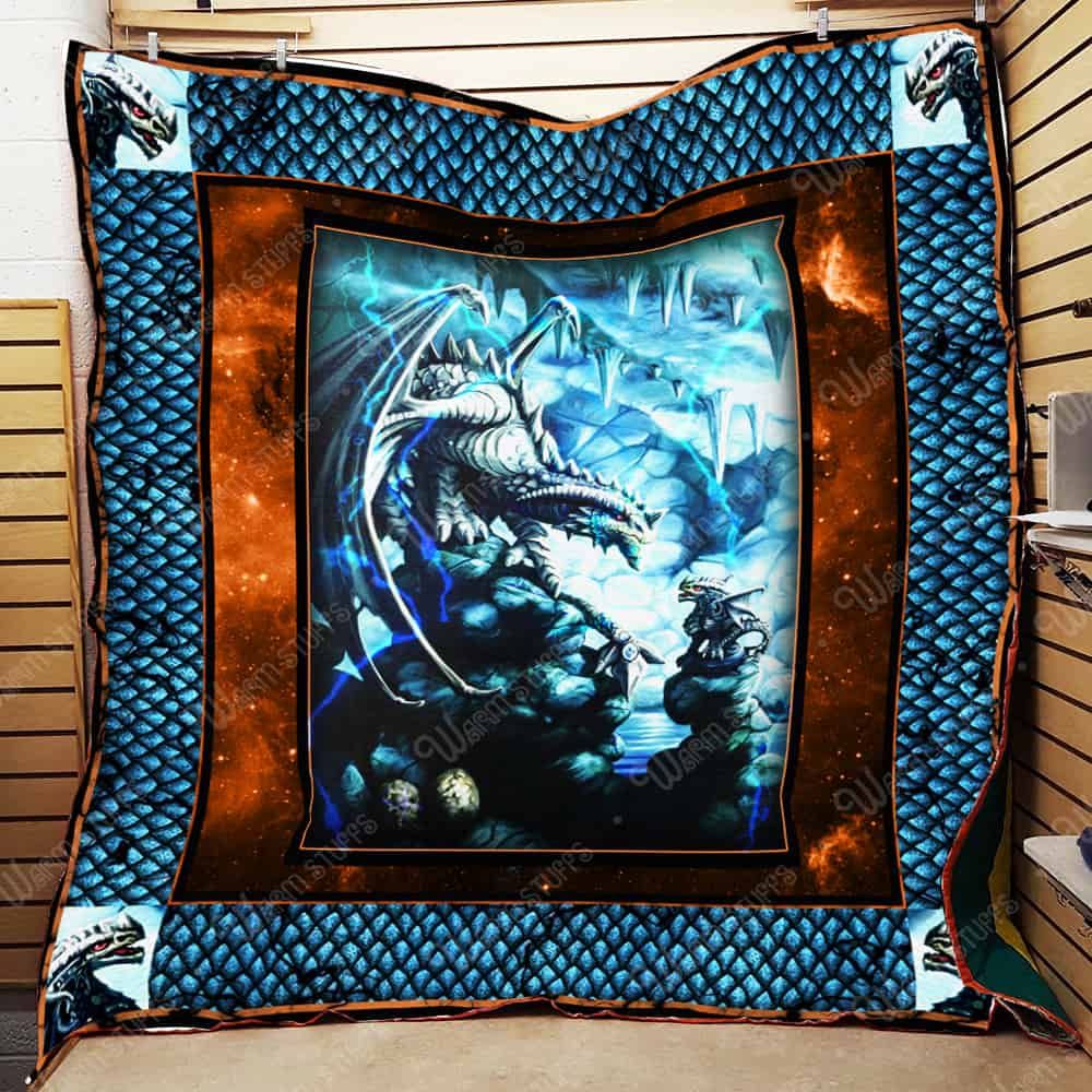 Rock Dragon Quilt Blanket Q0403 02 Dhc1312286Dd