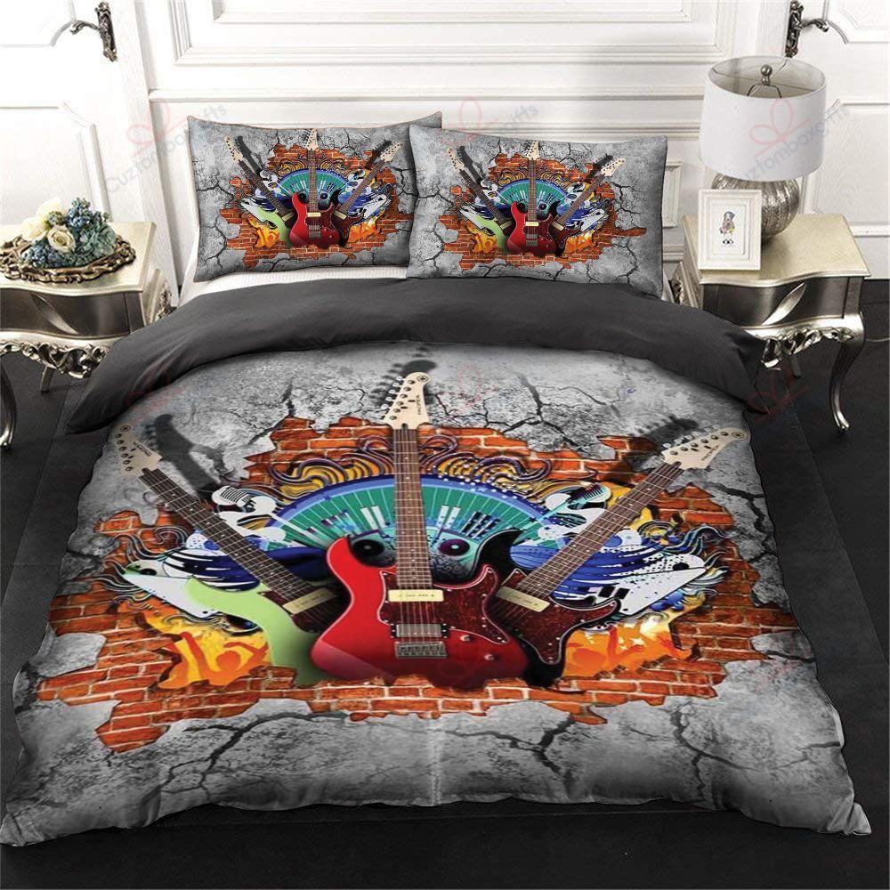 Rock Electric Guitar Bedding Set