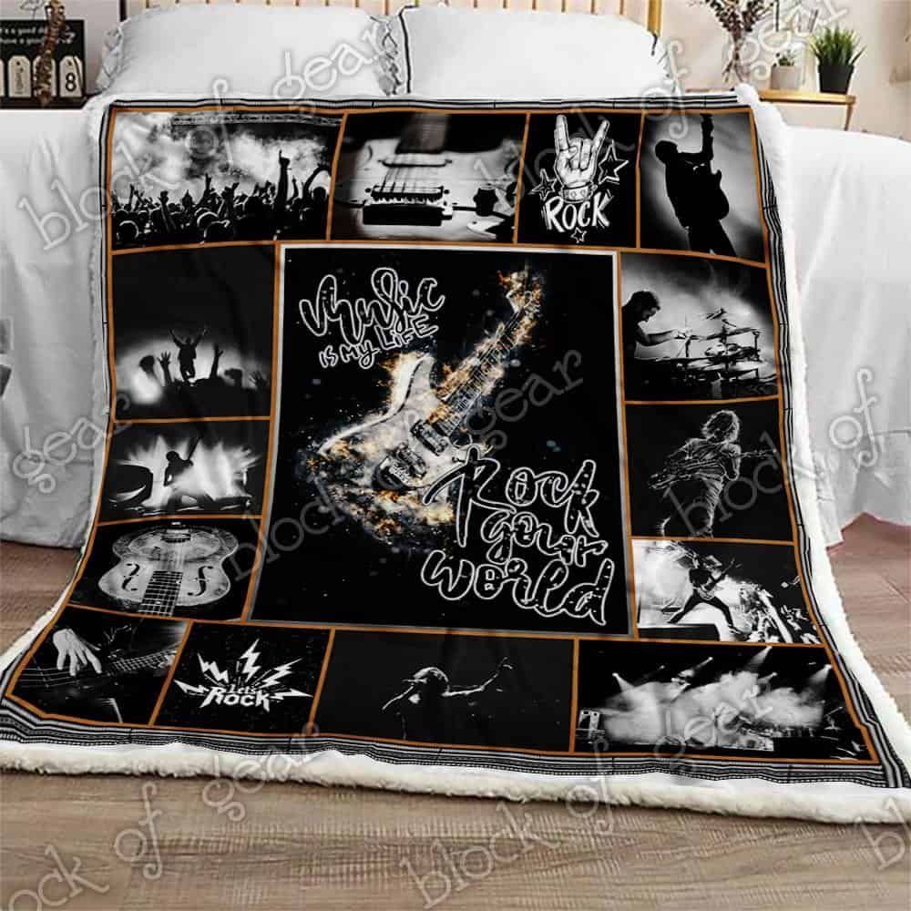 Rock Your World Fleece Blanket