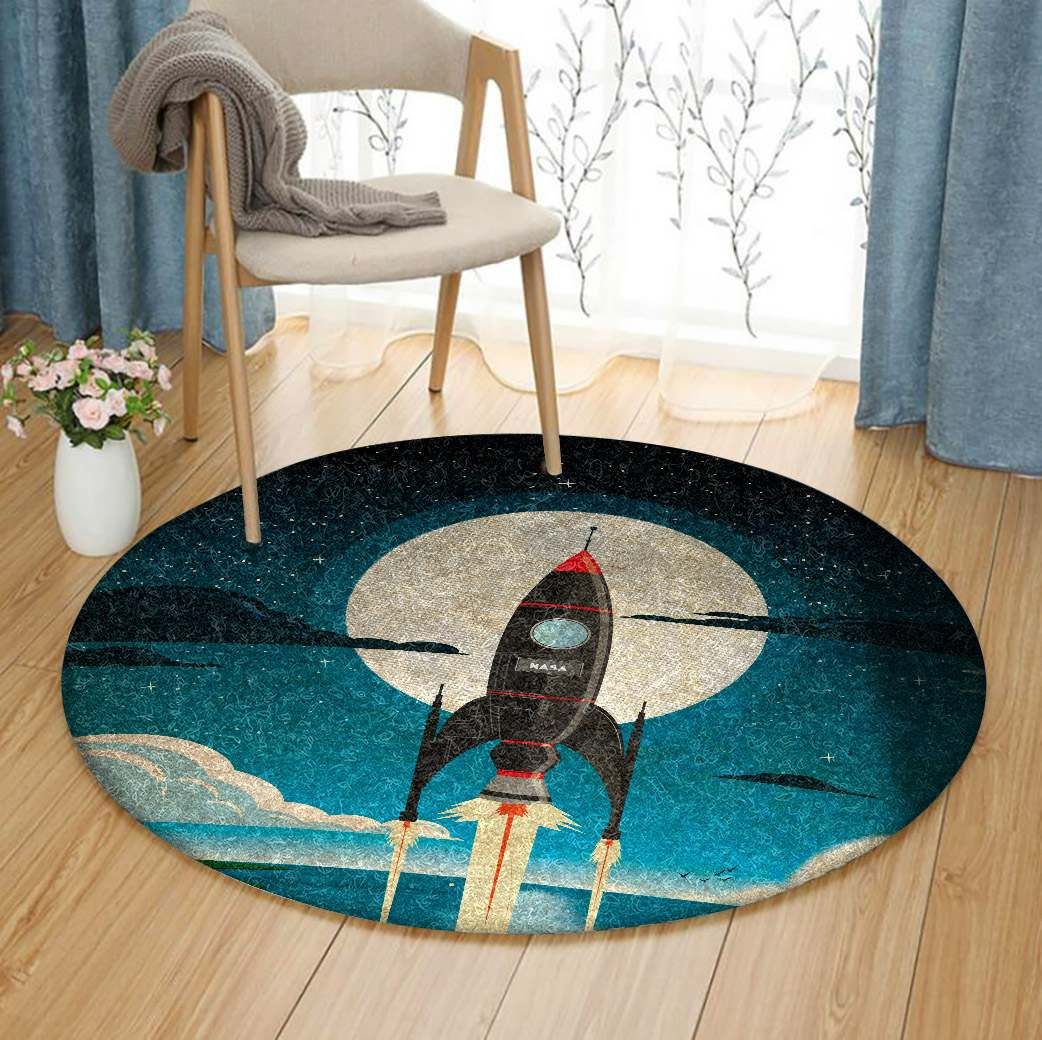 Rocket Round Carpet