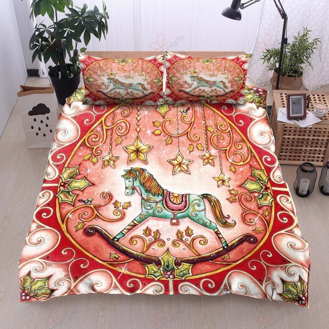 Rocking Horse Printed Bedding Set