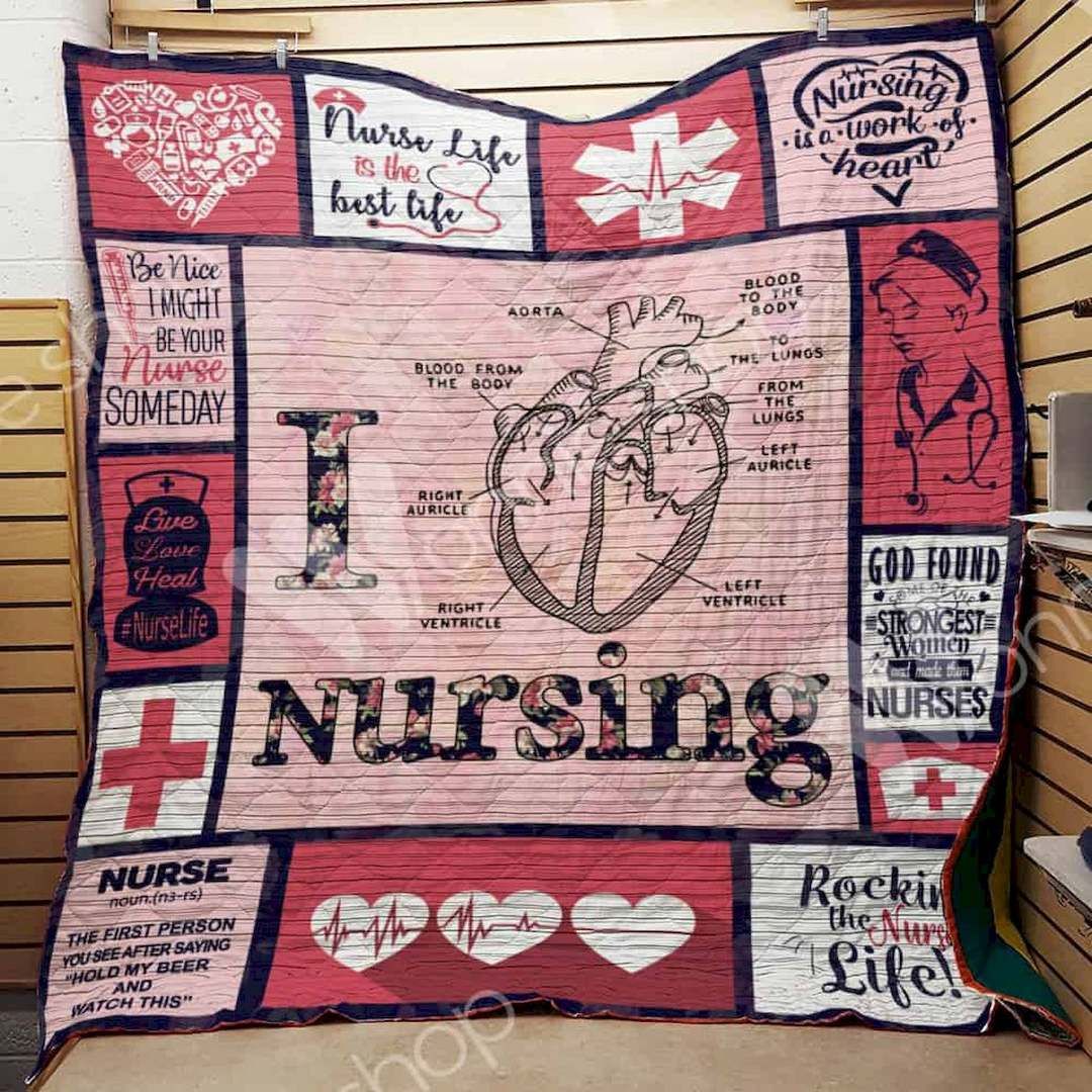 Rocking The Nurse Life CLD20714 Quilt Blanket