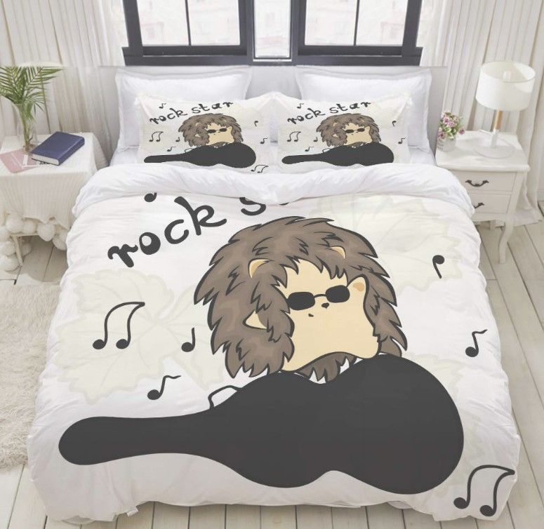 Rockstar Hedgehog Bedding Set