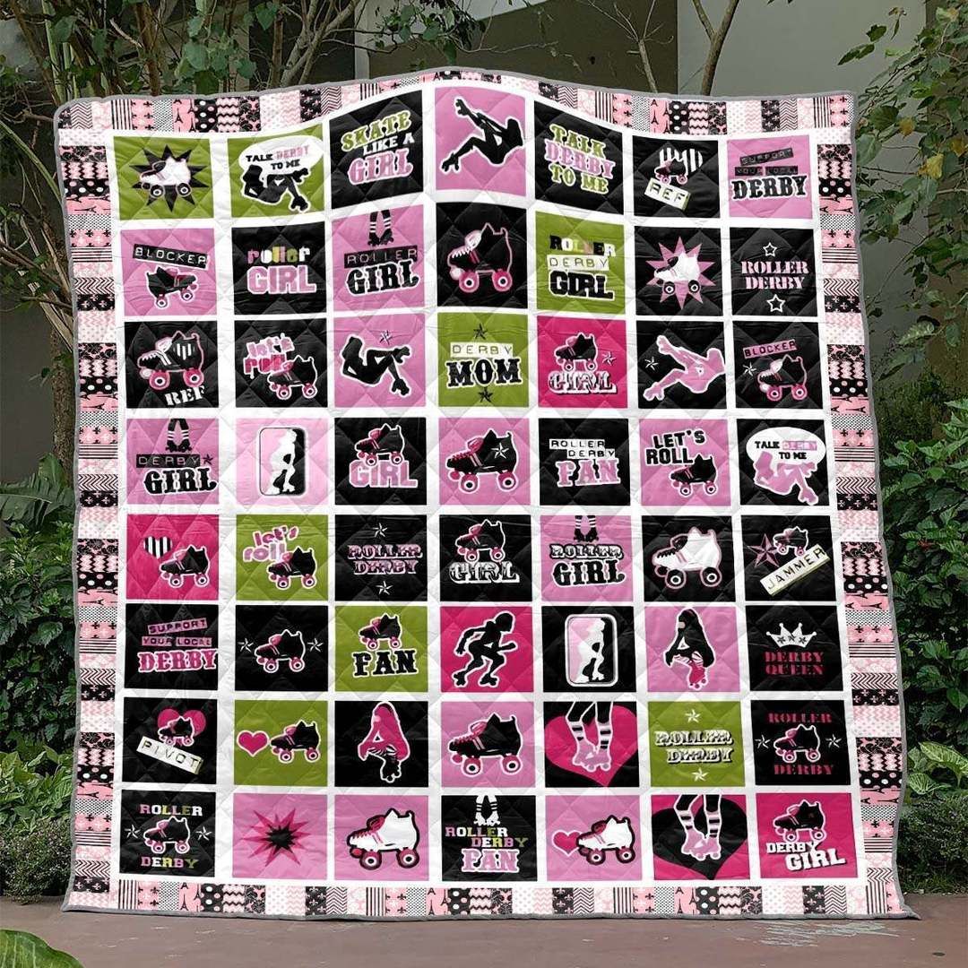 Roller Derby Mom PKT210668 Quilt Blanket