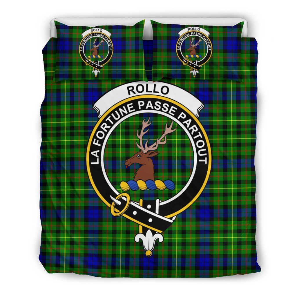 Rollo Clan Badge Tartan Bedding Set