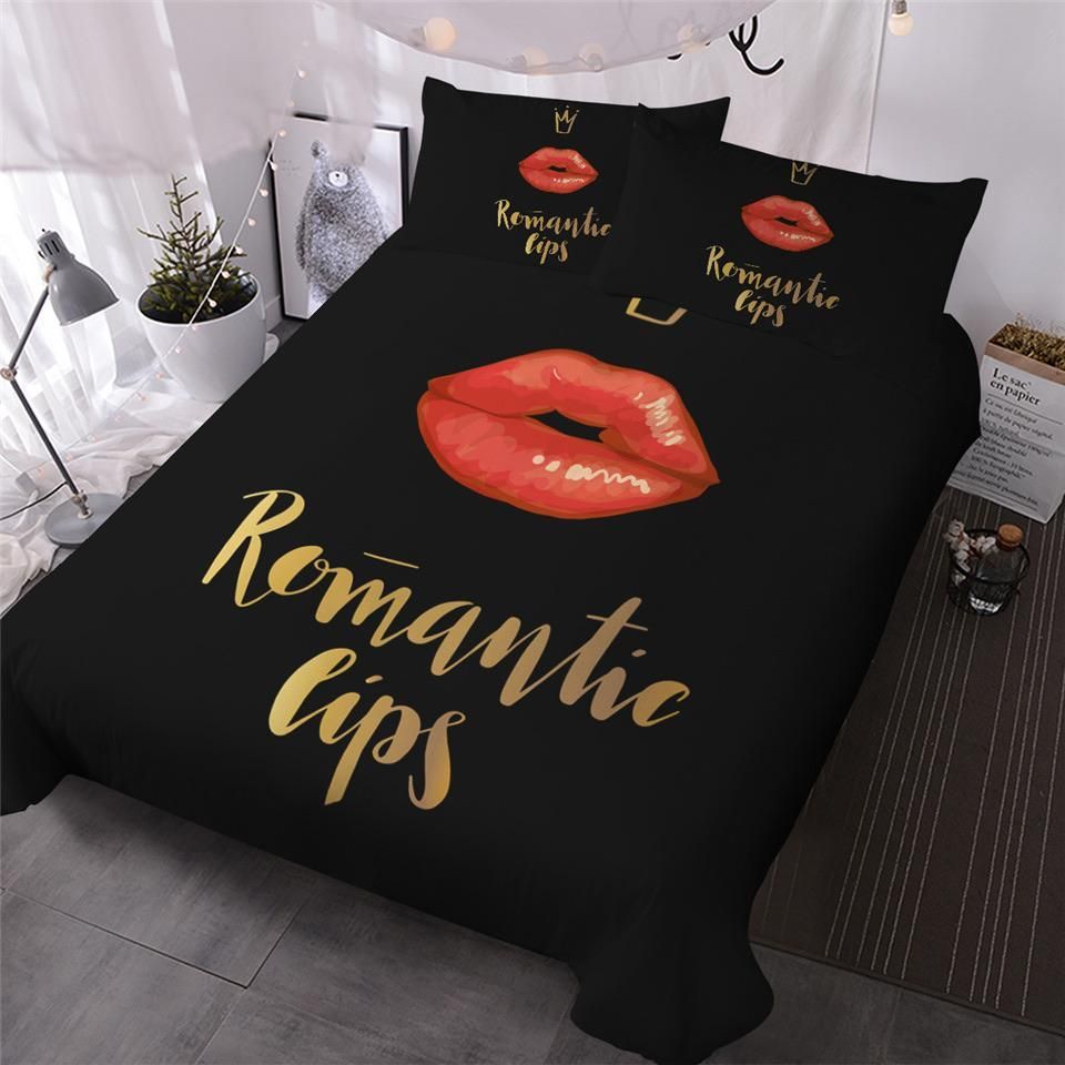 Romantic Lips Bedding Set