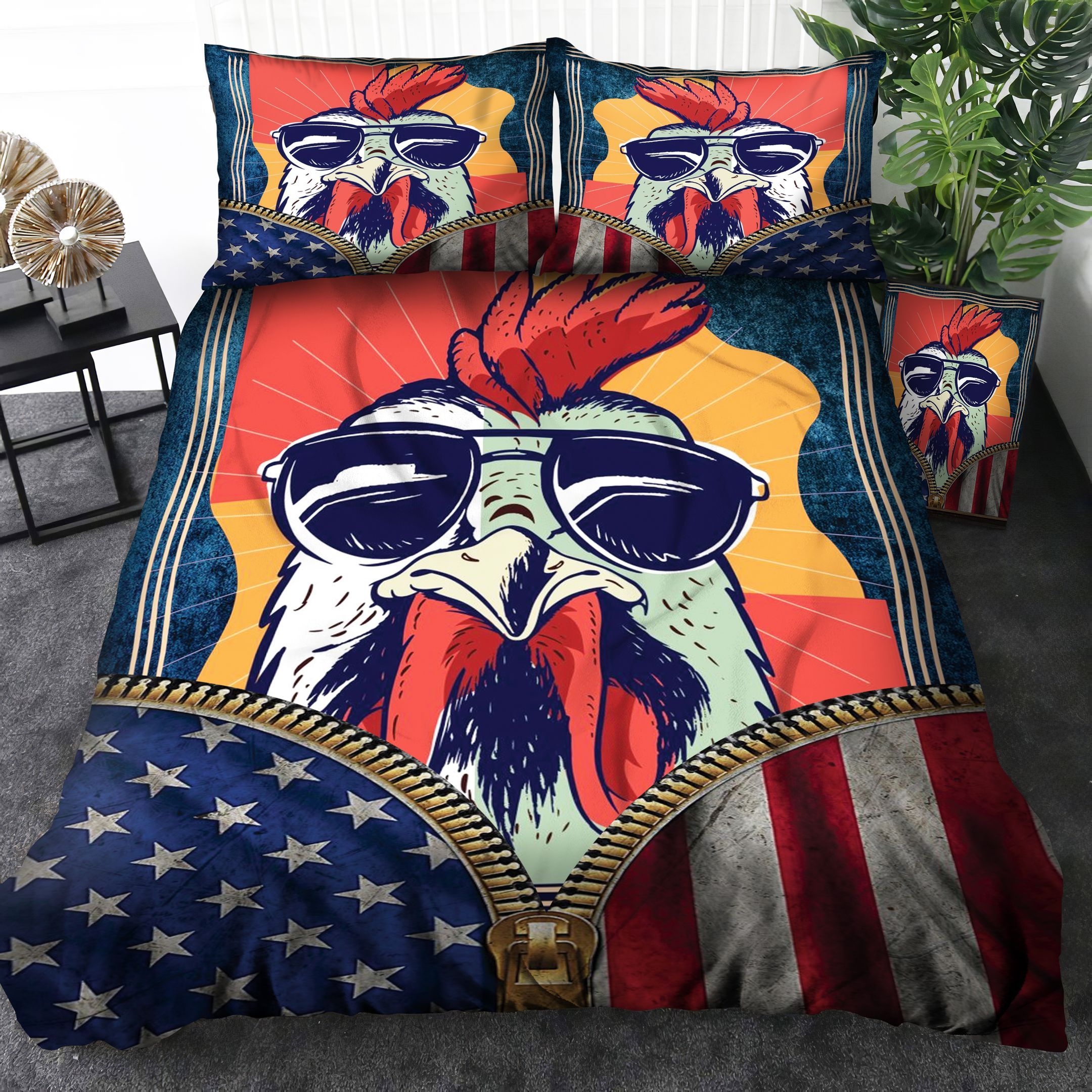 Rooster Bedding Set