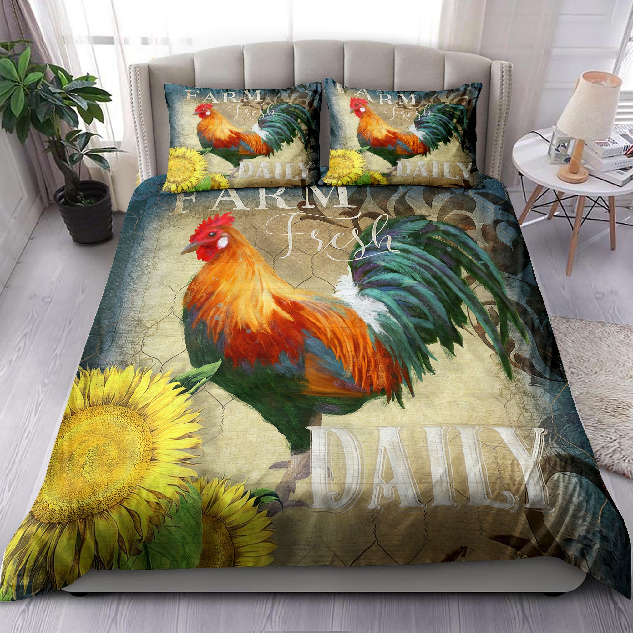 Rooster Farm Fresh Daily Bedding Set