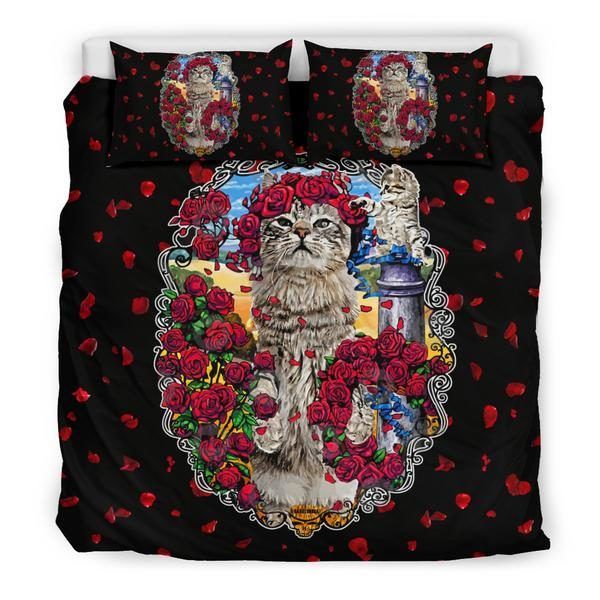 Rose Cat Bedding Set