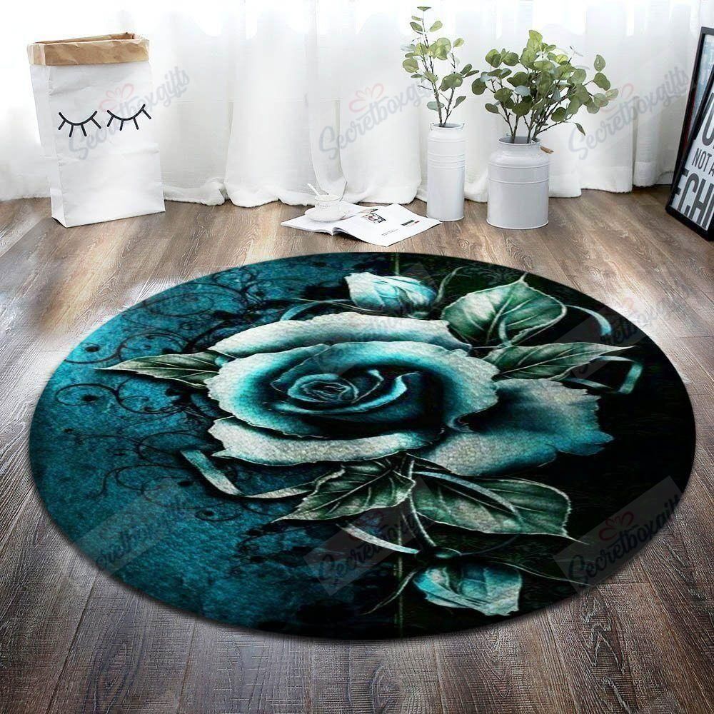 Rose Round Carpet