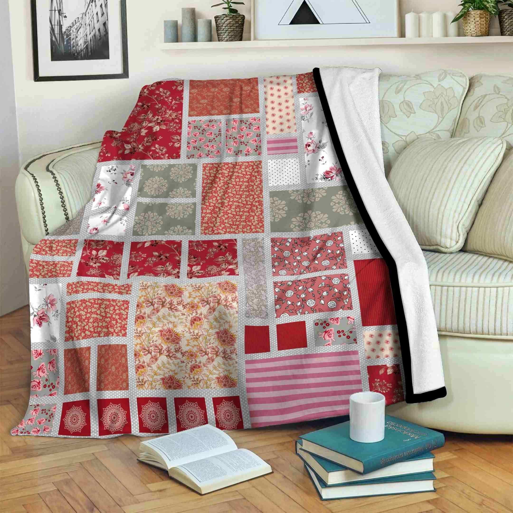 Rose Fleece Blanket
