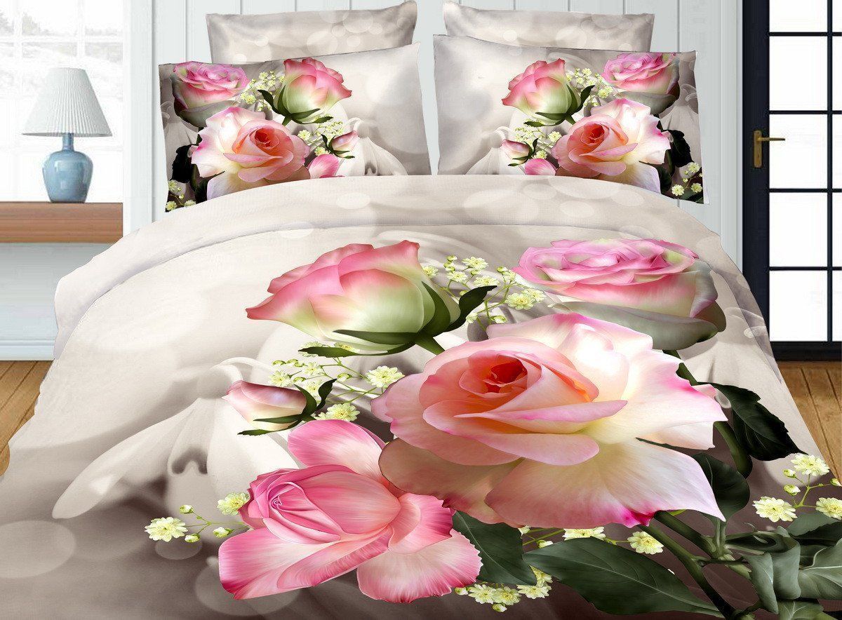 Rose Peony Bedding Set