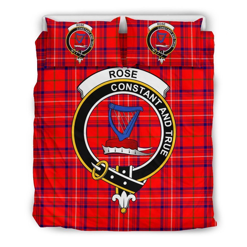 Rose Tartan Clan Badge Tartan Bedding Set