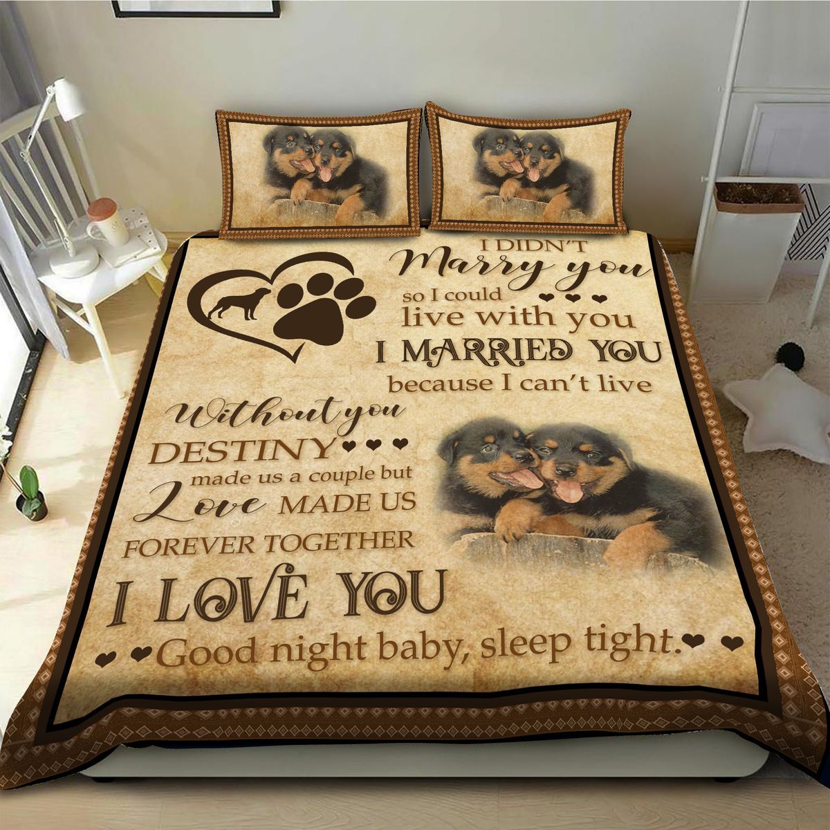Rottweiler Bedding Set