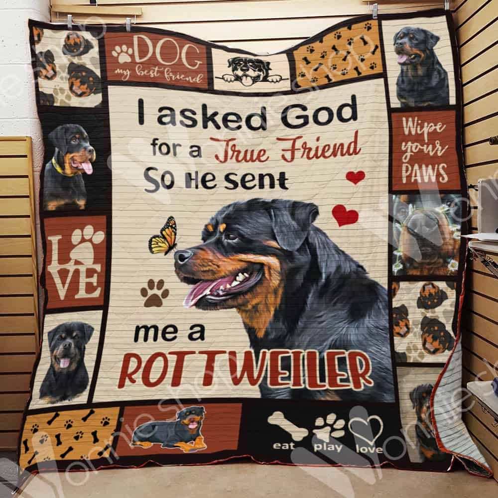 Rottweiler Dog Blanket LNT0512060 Quilt Blanket