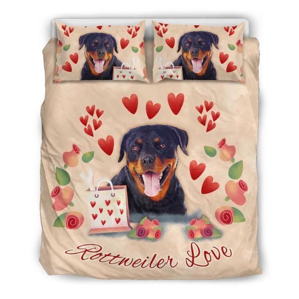Rottweiler Dog Bedding Set