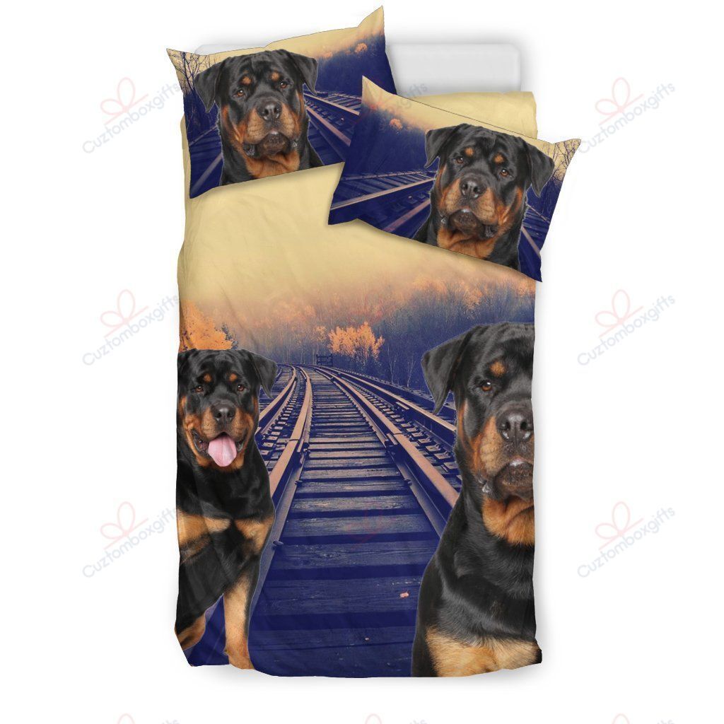 Rottweiler Dog Bedding Set