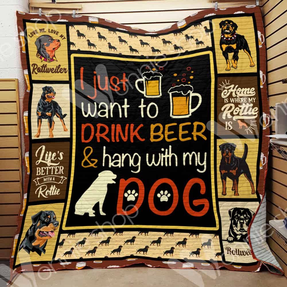 Rottweiler Dog Quilt Blanket DHC0102933TD