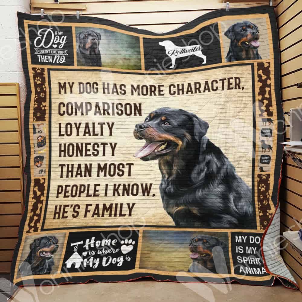 Rottweiler Dog Quilt Blanket DHC0102945TD