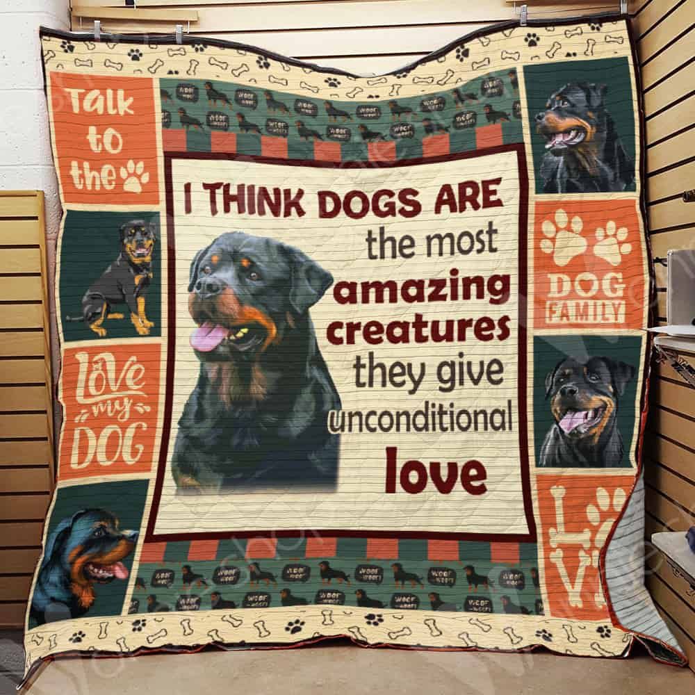 Rottweiler Dog Quilt Blanket DHC0102946TD